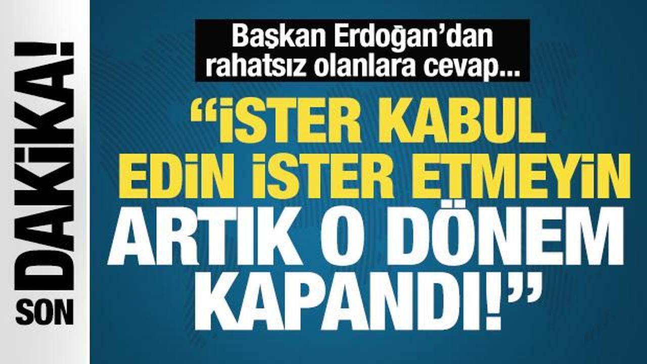 Cumhurbaşkanı Recep Tayyip Erdoğan Kabine Toplantısı sonrası açıklama yapıyor.