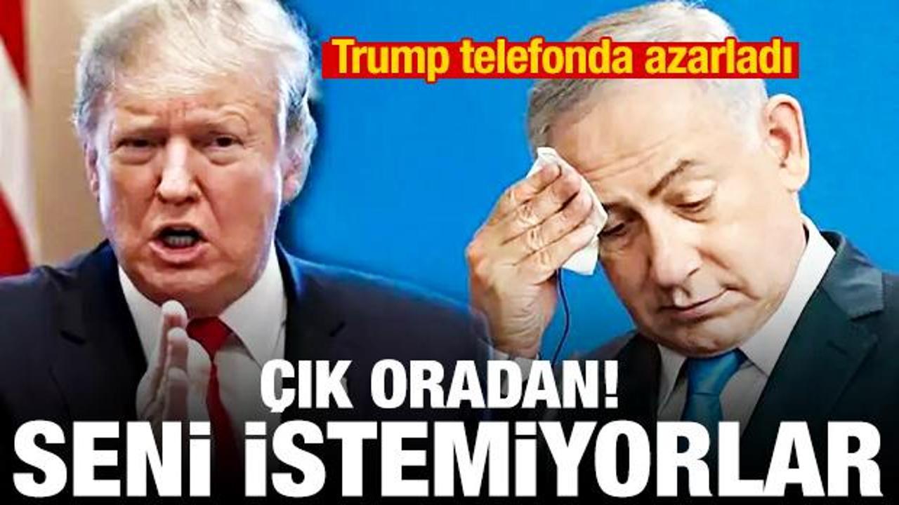 Trump'tan Netanyahu'ya "Suriye'den &ccedil;ık" azarı