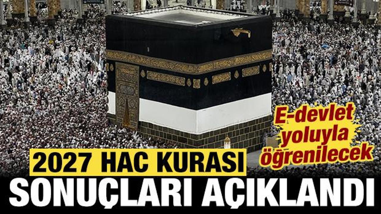 2027 hac kura sonu&ccedil;ları a&ccedil;ıklandı: Sonu&ccedil;lar nasıl &ouml;ğrenilecek?