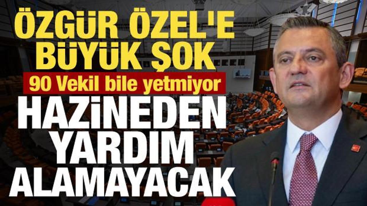90 milletvekili bile &ccedil;&ouml;zm&uuml;yor! &Ouml;zg&uuml;r &Ouml;zel'in Yeni partisi Hazineden yardım alamayacak