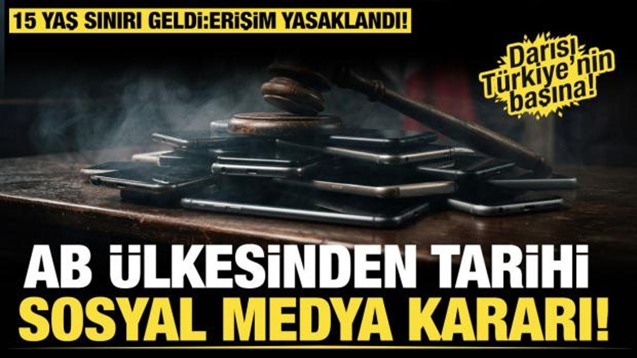 AB &uuml;lkesinden tarihi sosyal medya kararı: 15 yaş sınırı geldi! Erişim yasaklandı