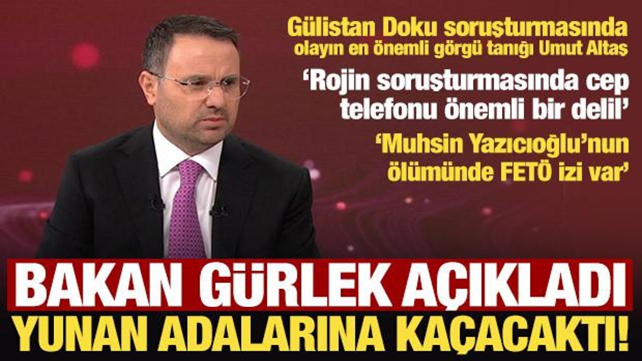 Adalet Bakanı G&uuml;rlek'ten Haluk Levent a&ccedil;ıklaması: Yunan adalarına ka&ccedil;acaktı
