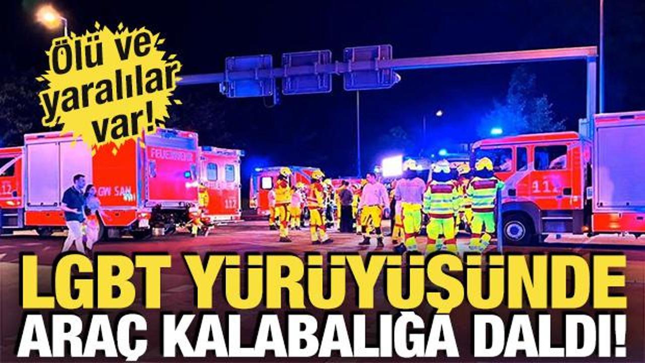 Almanya'da LGBT'lilerin y&uuml;r&uuml;y&uuml;ş&uuml; iptal edildi: &Ccedil;ok sayıda yaralı var