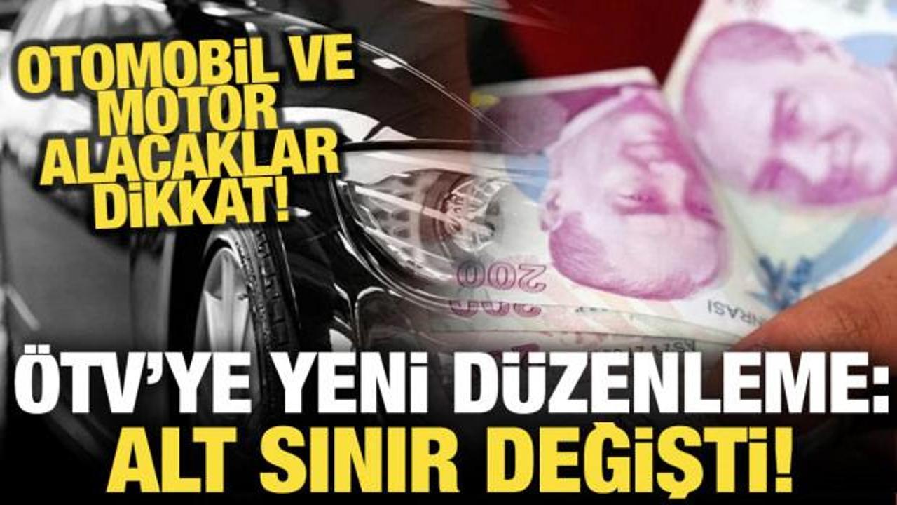 Araba alacaklar dikkat! &Ouml;TV &uuml;cretleri değişti