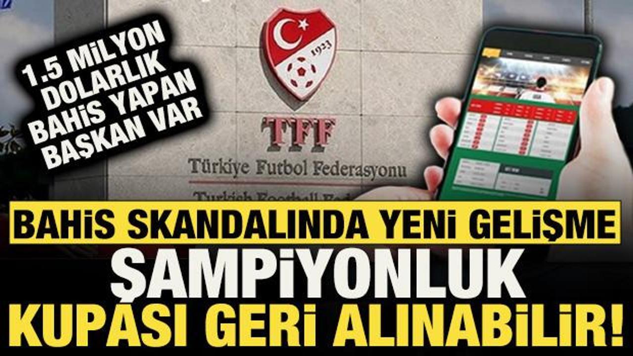 Bahis skandalında yeni gelişme! Şampiyonluk kupası geri alınabilir: Veriler kozmik odada
