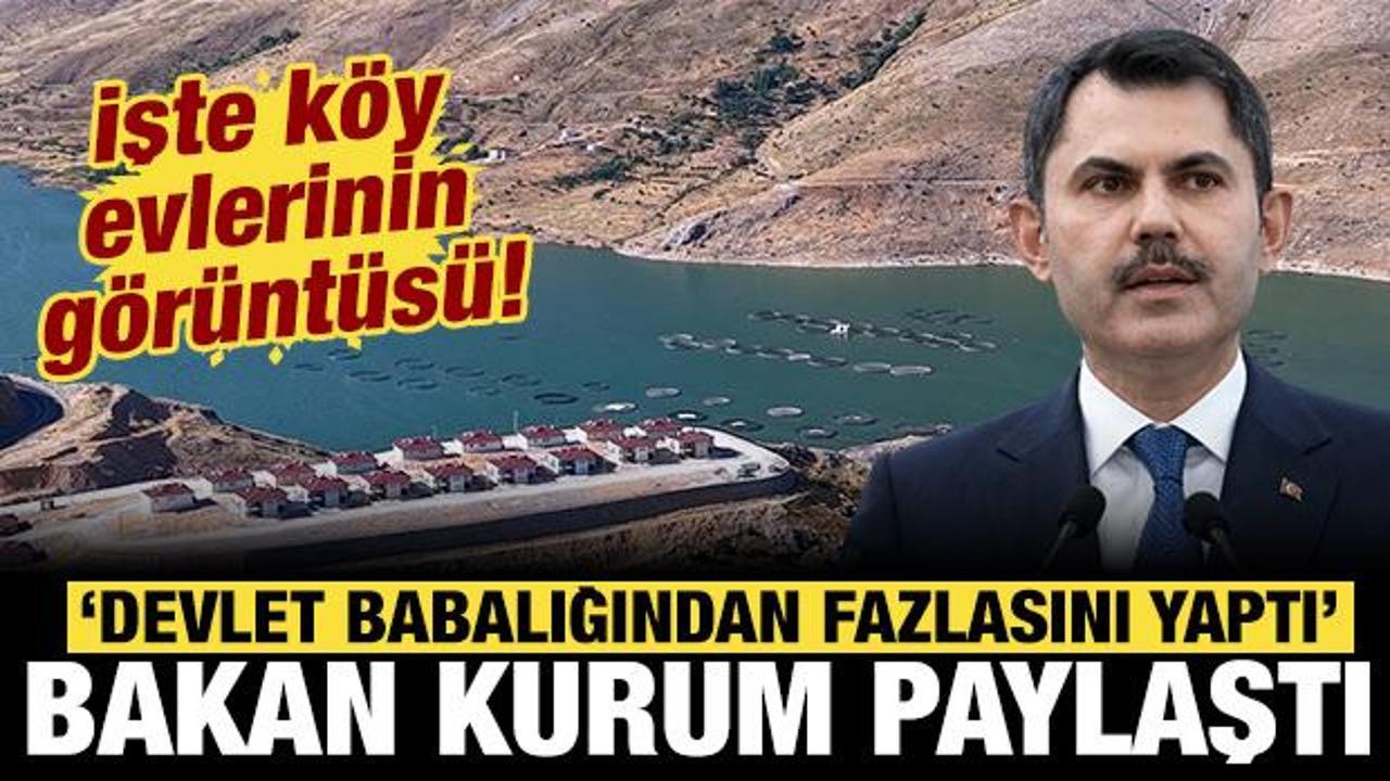 Bakan Kurum paylaştı: Devlet babalığından fazlasını yaptı