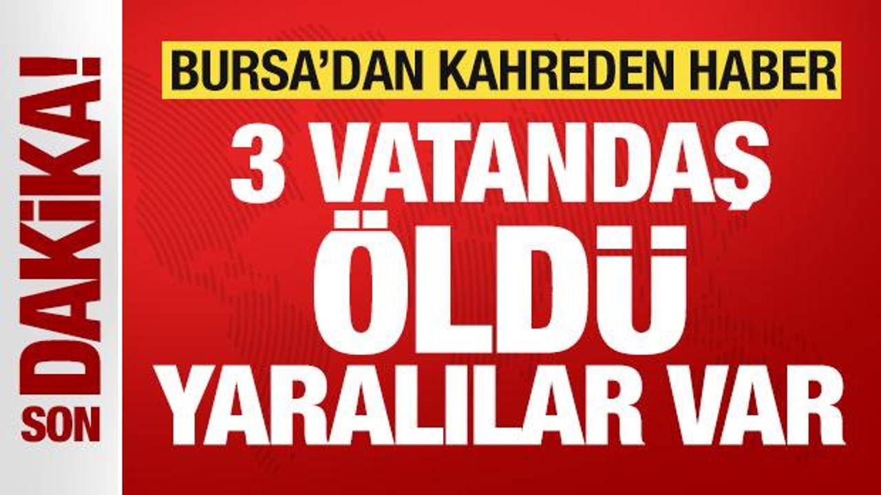 Bursa’da katliam gibi kaza: 3 vatandaş öldü, yaralılar var! Bursa’da katliam gibi kaza: 3 vatandaş öldü, yaralılar var!
