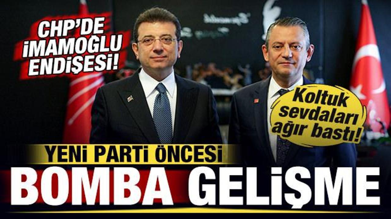CHP’de İmamoğlu endişesi! Yeni parti öncesi bomba gelişme! Özel’in planı sekteye uğradı CHP’de İmamoğlu endişesi! Yeni parti öncesi bomba gelişme! Özel’in planı sekteye uğradı