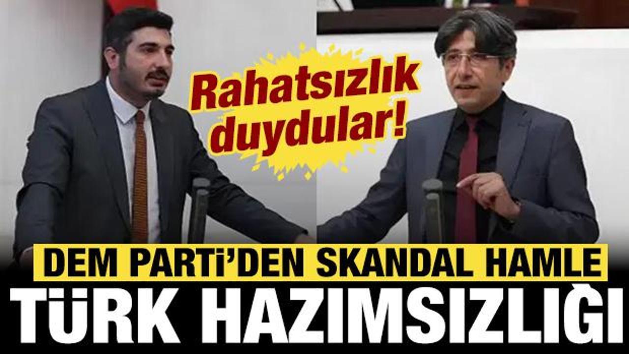 DEM Parti’nin “Türk” hazımsızlığı: Meclis’te skandal hamle! DEM Parti’nin “Türk” hazımsızlığı: Meclis’te skandal hamle!