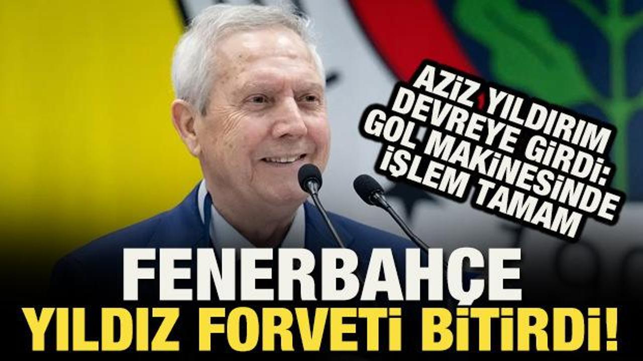Fenerbah&ccedil;e forveti bitirdi! Aziz Yıldırım devreye girdi: Gol makinesinde işlem tamam
