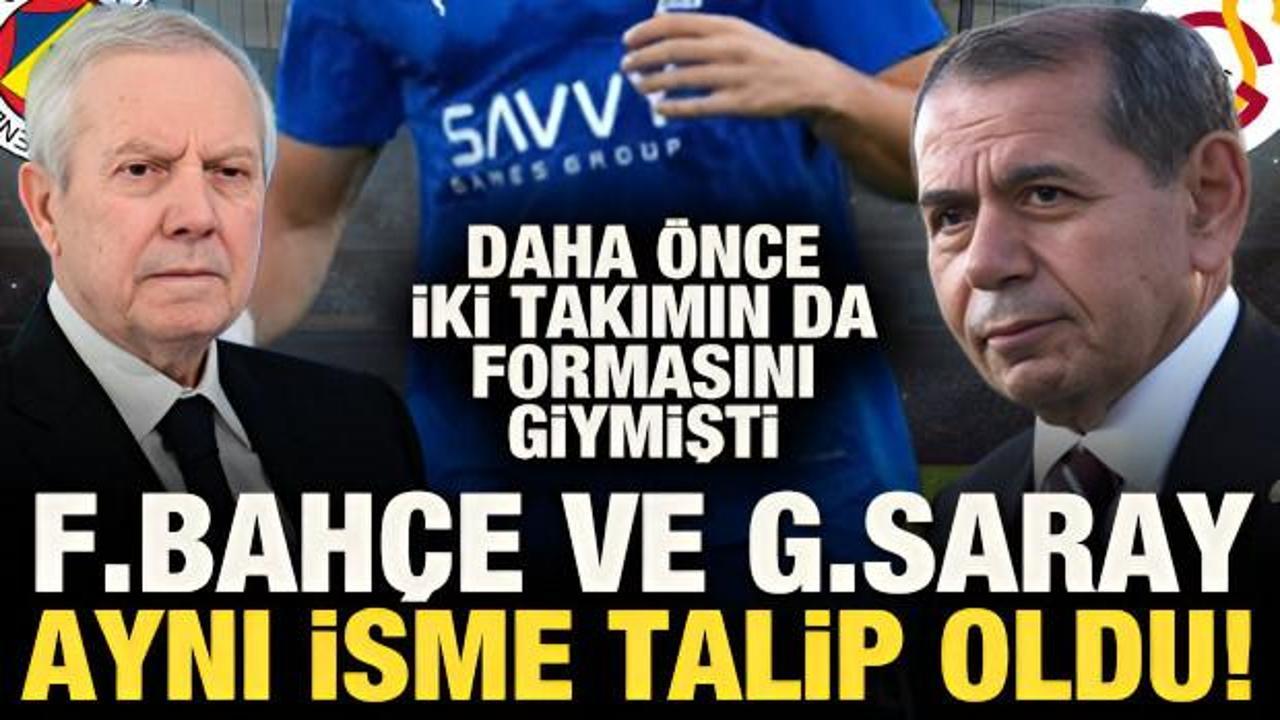 Fenerbah&ccedil;e ve Galatasaray daha &ouml;nce formalarını giyen yıldızın peşinde!