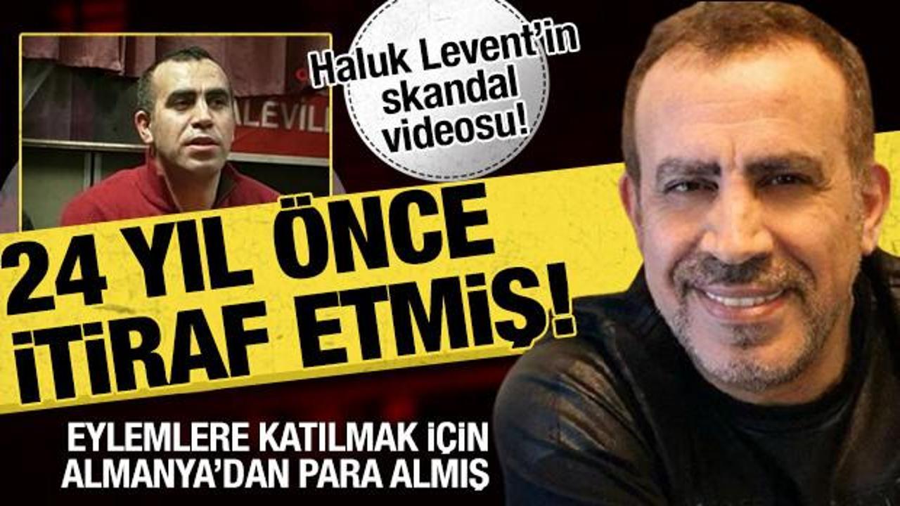 Haluk Levent 24 sene &ouml;nce Alman vakıflarından eyleme katılma parası almış!
