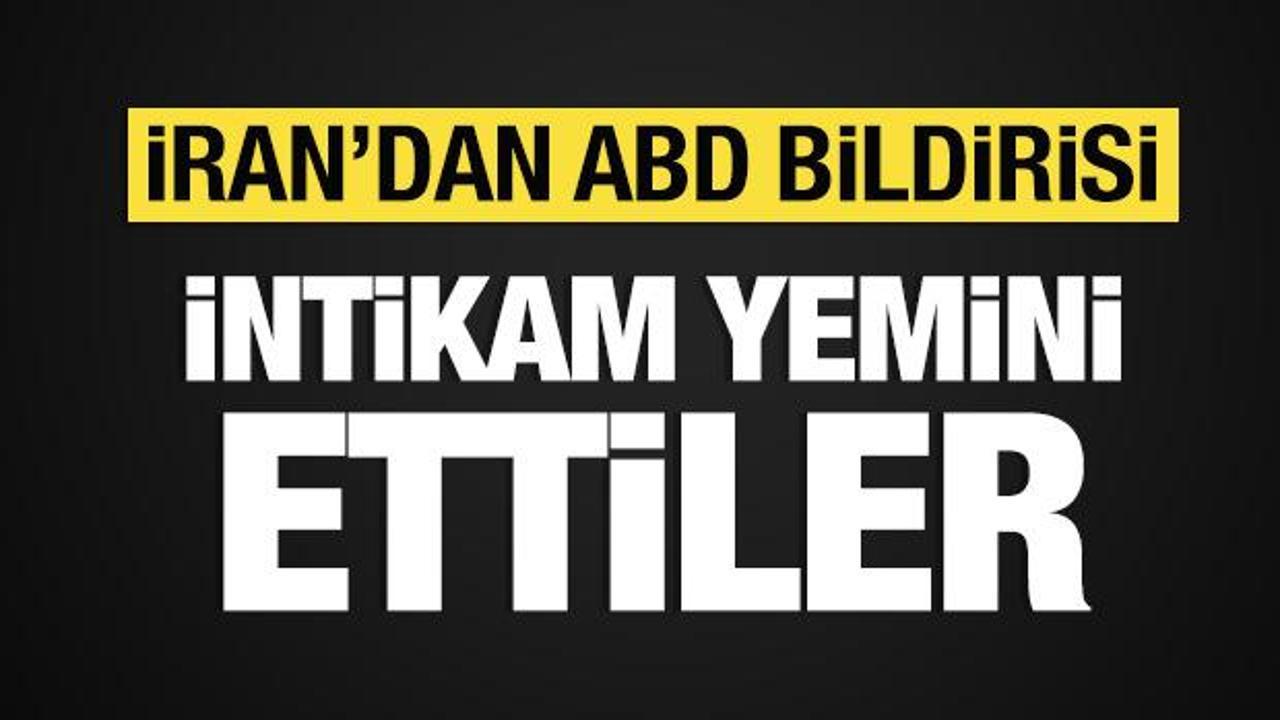 İran'dan ABD bildirisi: Nokta atışlı saldırılar devam edecek