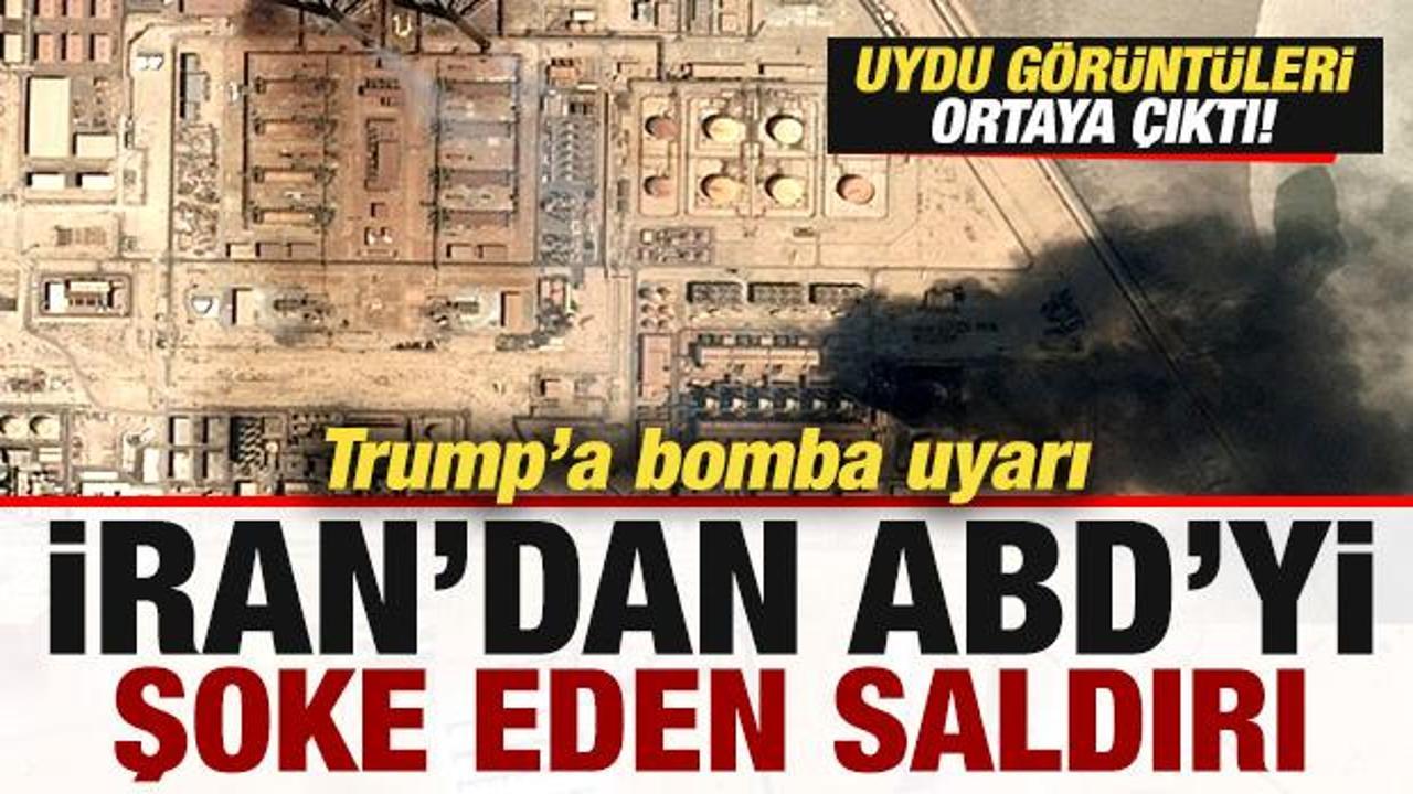 İran’dan ABD’yi şoke eden saldırı! Uydu görüntüleri ele verdi! Trump’a son dakika uyarısı