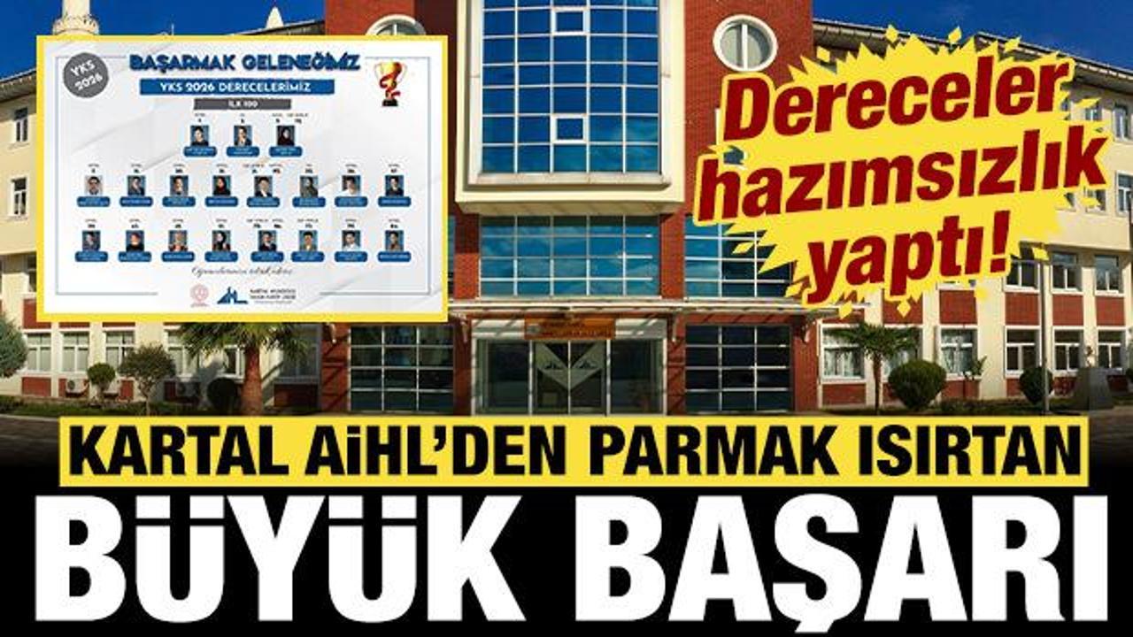 Parmak ısırtan başarı: Kartal AİHL YKS'ye damga vurunca &ccedil;ılgına d&ouml;nd&uuml;ler!