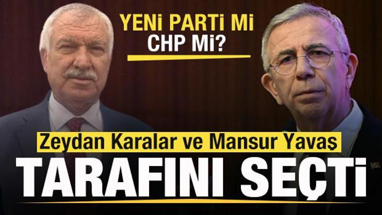 Mansur Yavaş, Zeydan Karalar ve Vahap Se&ccedil;er tarafını se&ccedil;ti! Hangi partide yer alacaklar?