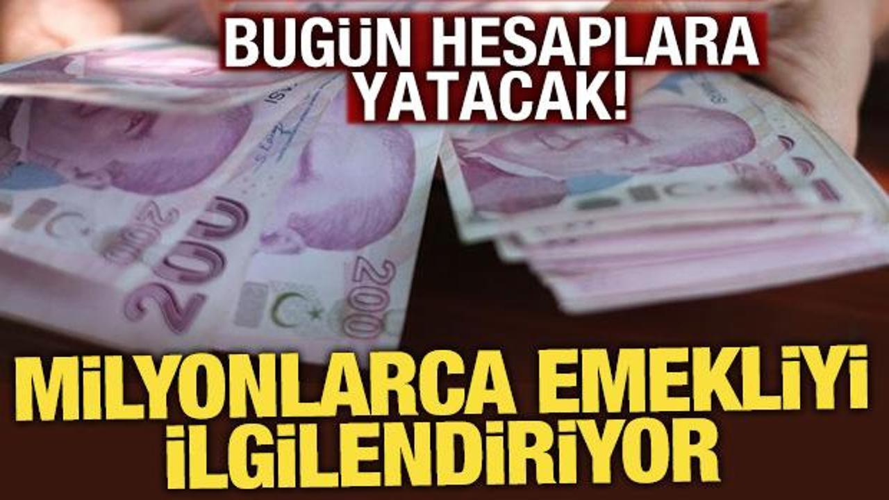 Memur emeklilerine zam farkı &ouml;demeleri bug&uuml;n yapılacak