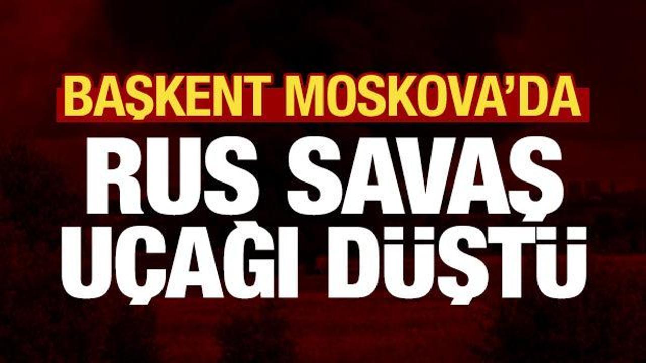 Moskova'da Rus savaş u&ccedil;ağı d&uuml;şt&uuml;