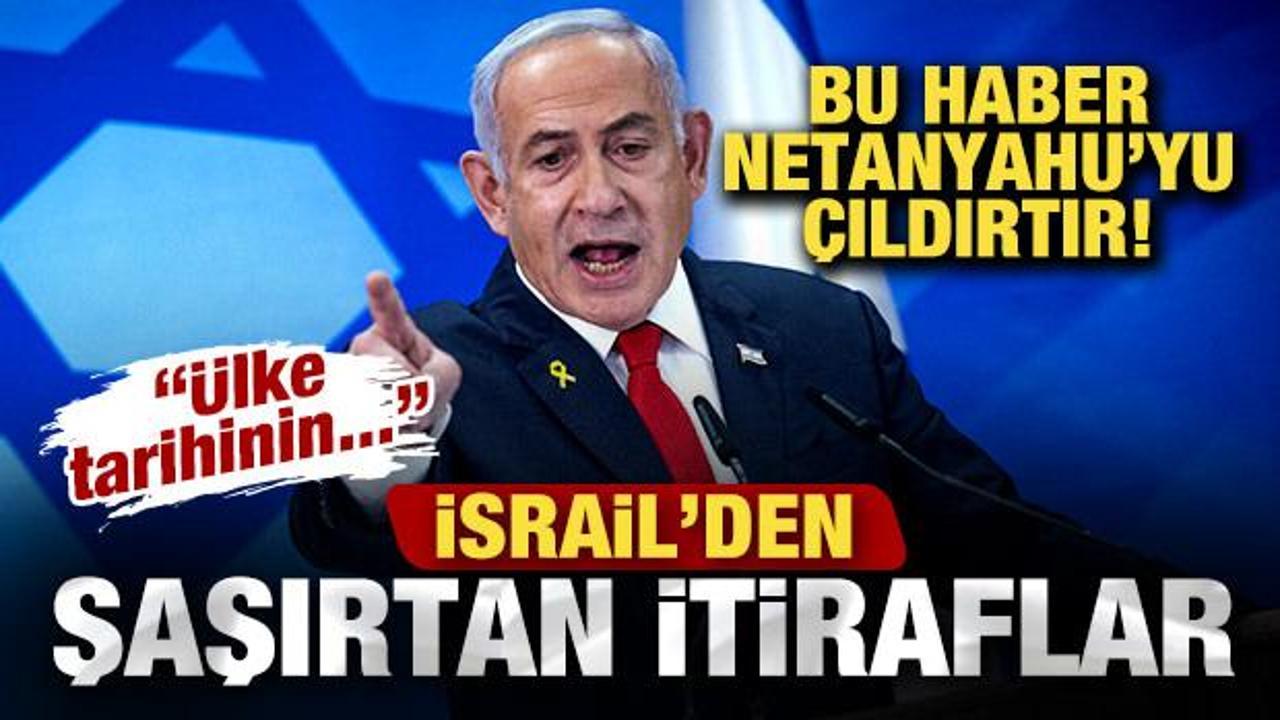 Netanyahu'yu &ccedil;ıldırtacak haber! İsrail'den radikal itiraf: &Uuml;lke tarihinin en k&ouml;t&uuml;...
