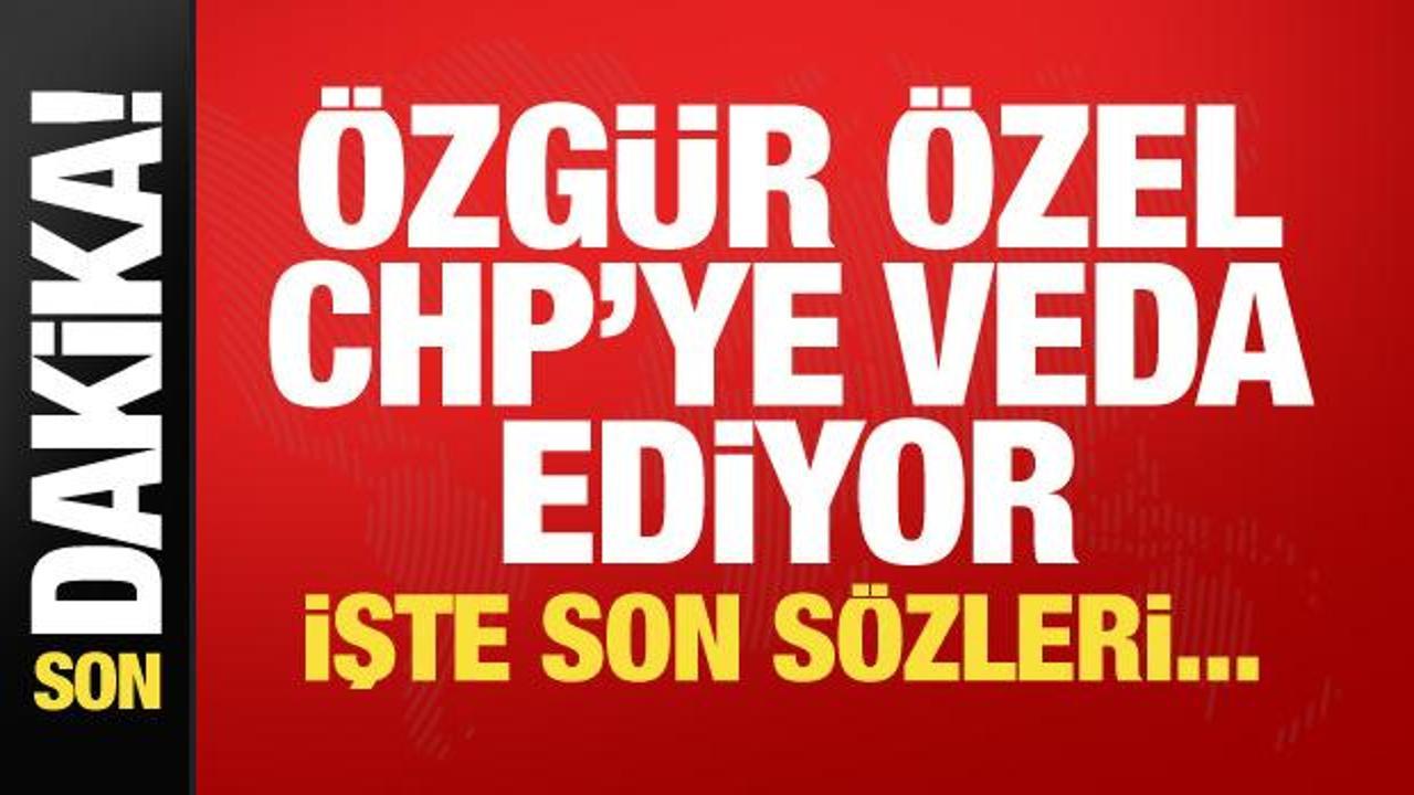 Özgür Özel konuşma yaparken
