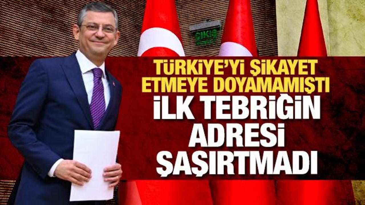 &Ouml;zg&uuml;r &Ouml;zel şikayete doymamıştı: Yeni partiye ilk tebriğin adresi şaşırtmadı