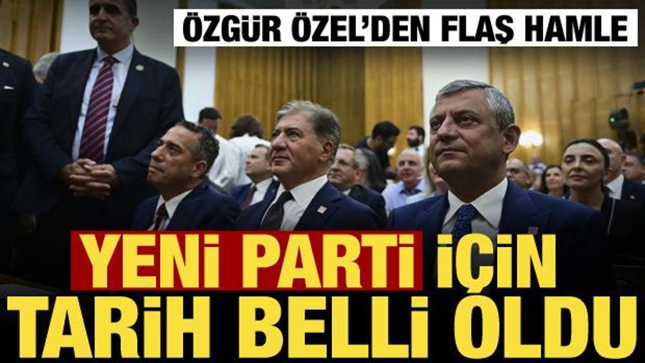 &Ouml;zg&uuml;r &Ouml;zel yeni parti i&ccedil;in d&uuml;ğmeye bastı! Kuruluş tarihi netleşti