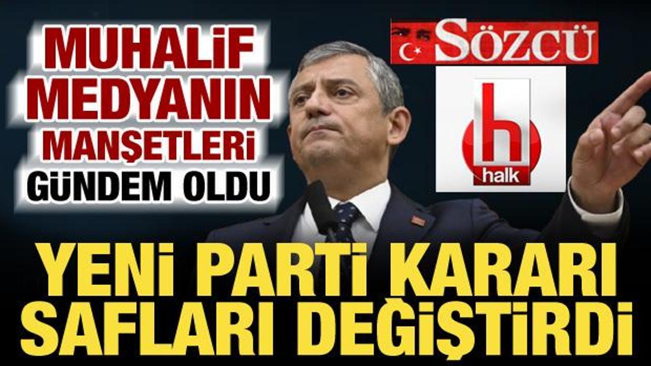 &Ouml;zg&uuml;r &Ouml;zel'in yeni parti kararı sonrası S&ouml;zc&uuml; ve Halk TV safını se&ccedil;ti