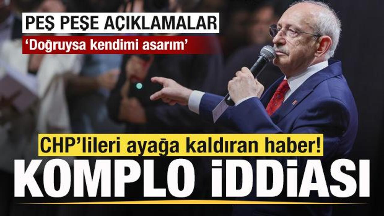 Siyaset g&uuml;ndemine oturdu! CHP'lileri ayaklandıran iddia! Peş peşe sert a&ccedil;ıklamalar! 