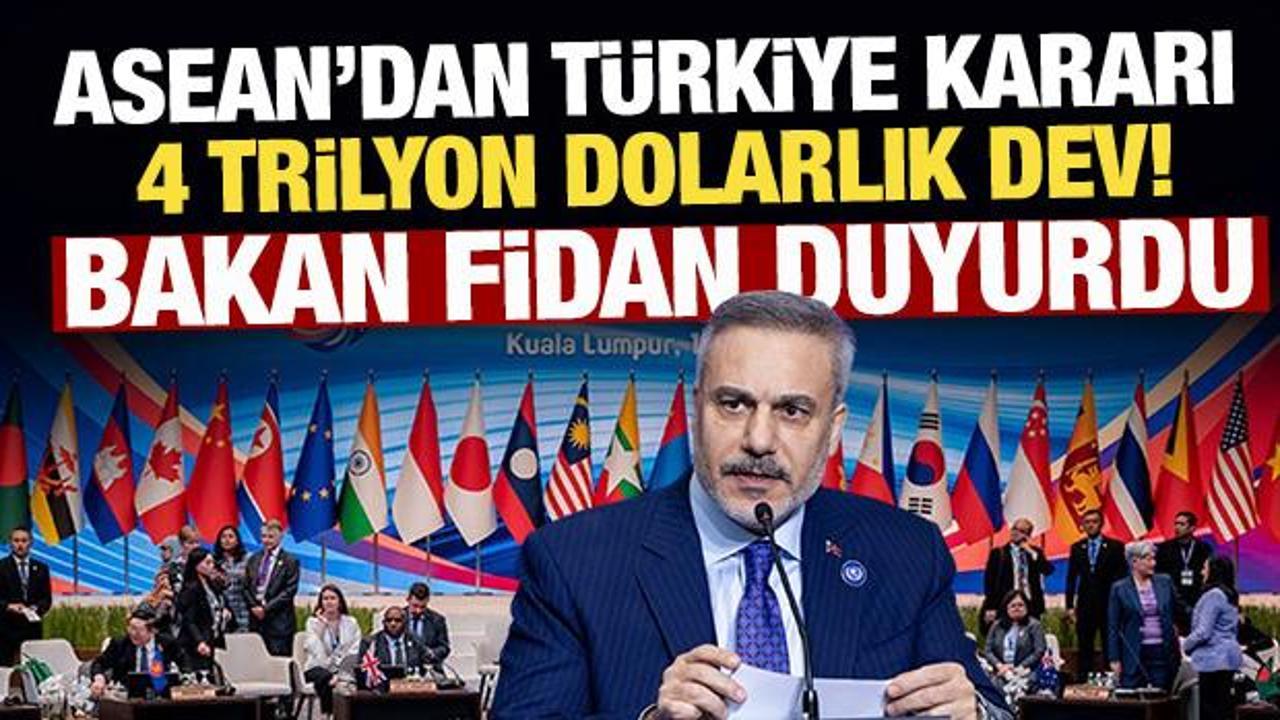 Son Dakika... Bakan Fidan duyurdu: T&uuml;rkiye ASEAN Diyalog Ortağı oldu