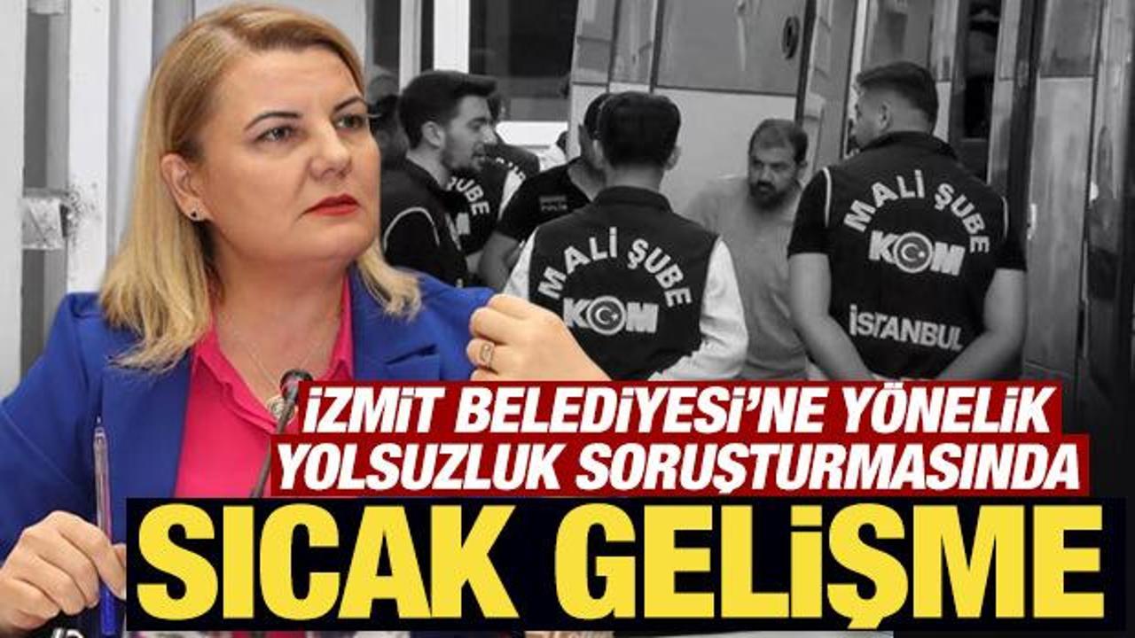 Son Dakika: İzmit Belediyesi&rsquo;ne y&ouml;nelik yolsuzluk soruşturmasında sıcak gelişme