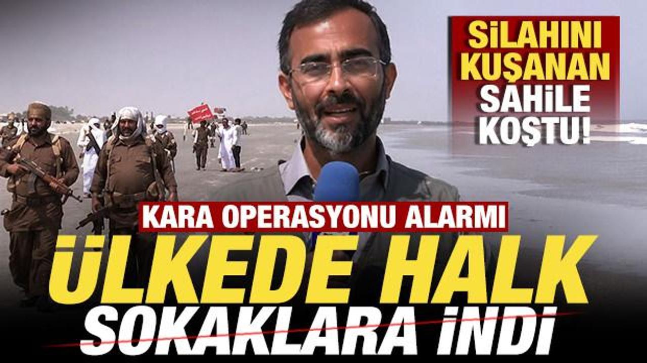 &Uuml;lkede halk sokaklara indi! Silahını kuşanan sahile koştu! Kara operasyonu alarmı