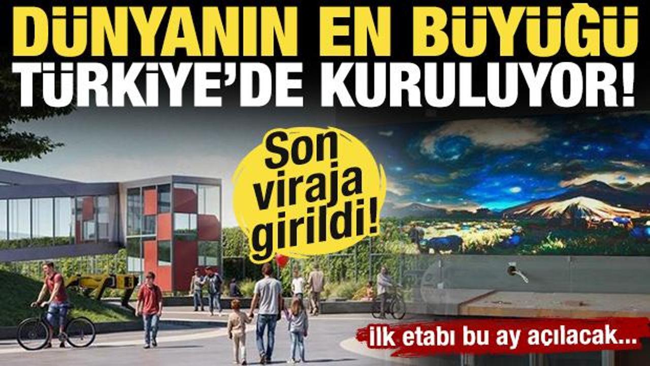 200 bin metrekarelik dev teknoloji &uuml;ss&uuml; geliyor! D&uuml;nyanın en b&uuml;y&uuml;ğ&uuml; T&uuml;rkiye'de kuruluyor!