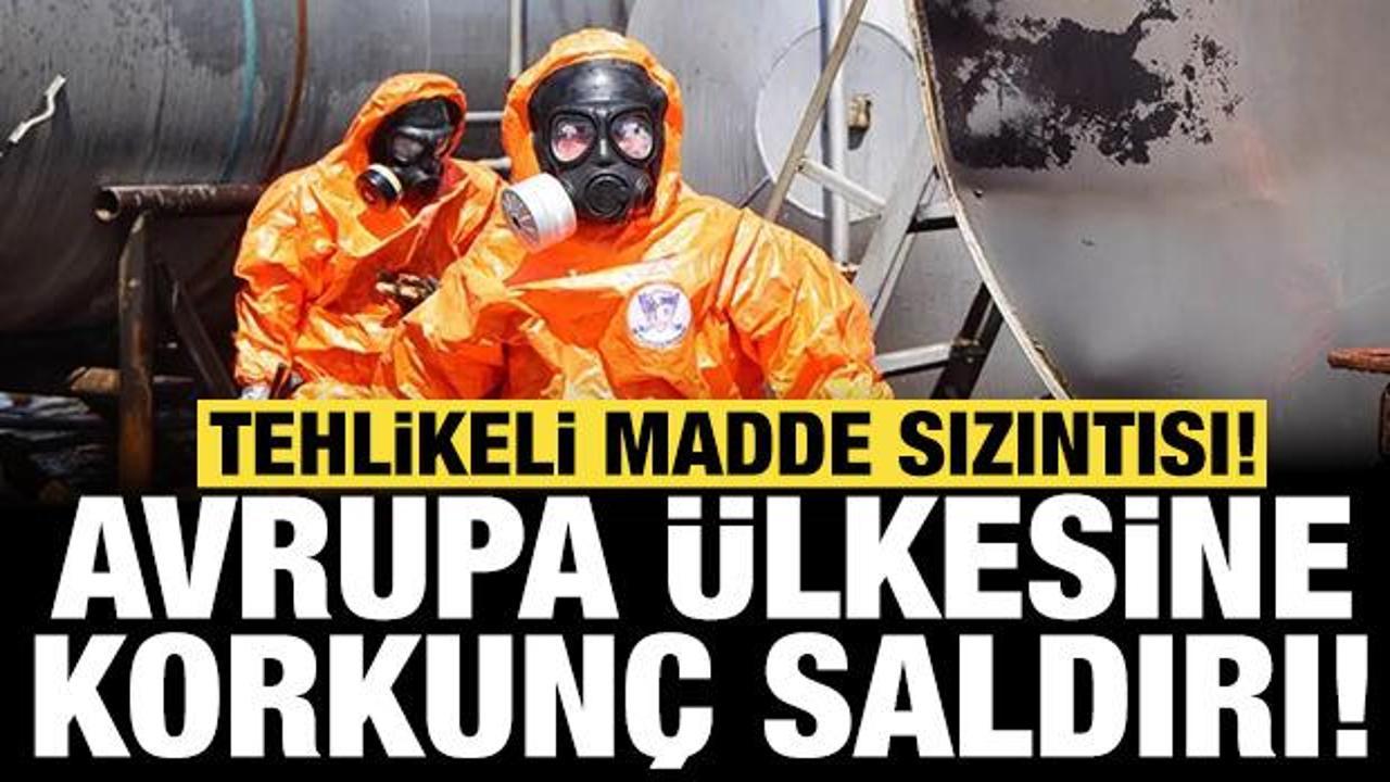 Avrupa'yı korkutan olay! Kritik altyapı tesisi vuruldu: Tehlikeli madde sızıntısı...