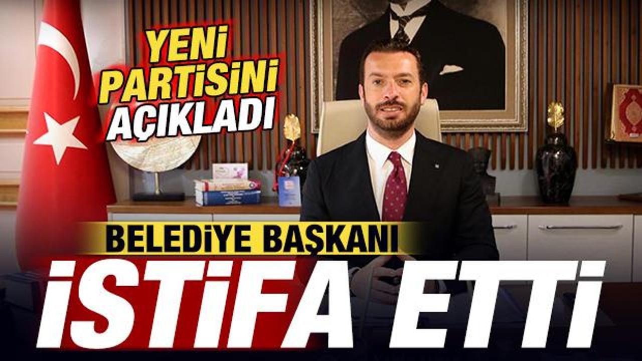 Belediye Başkanı partisinden istifa etti! Yeni partisini a&ccedil;ıkladı