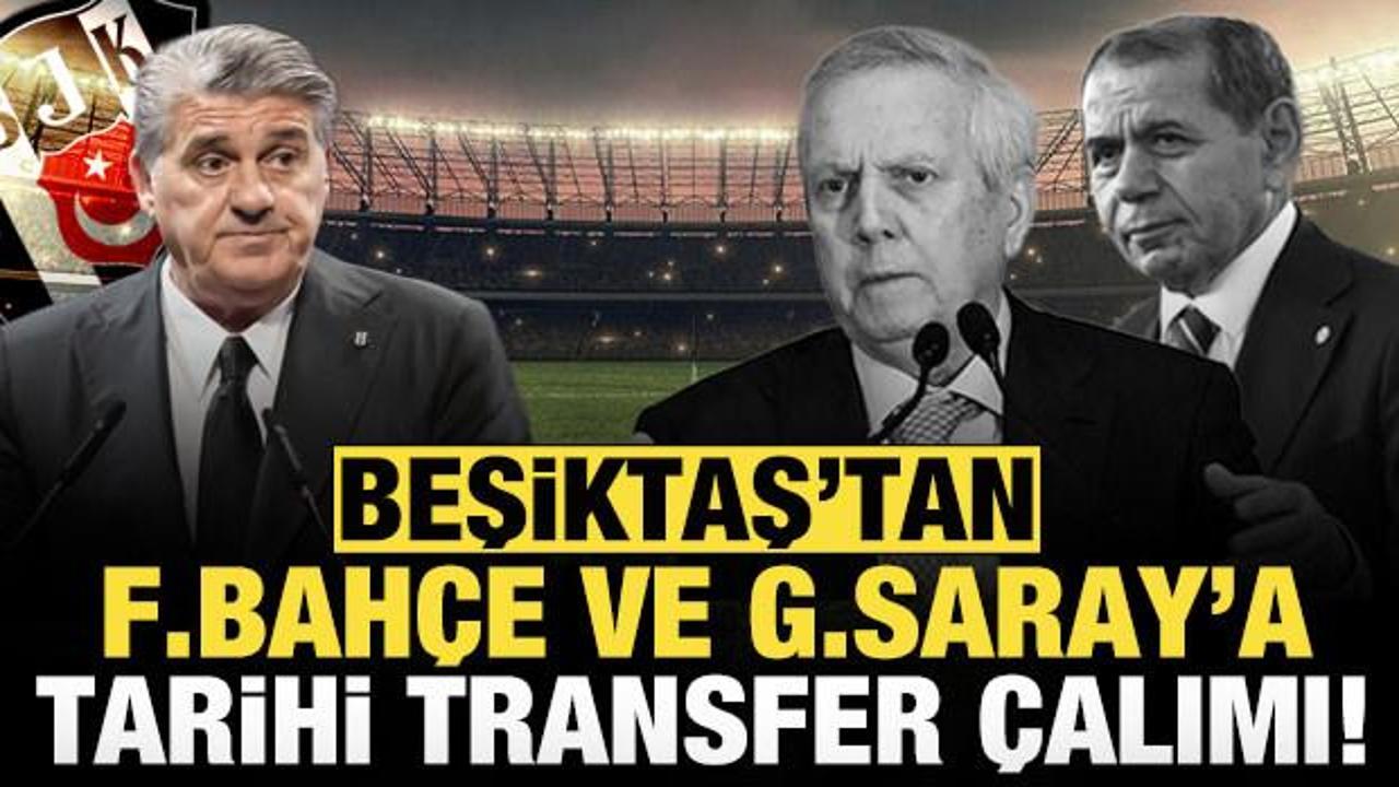Beşiktaş transferde şaha kalktı! Fenerbah&ccedil;e ve Galatasaray'a tarihi transfer &ccedil;alımı