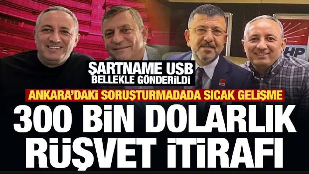 &Ccedil;ankaya Belediyesi soruşturmasında 300 bin dolarlık r&uuml;şvet itirafı