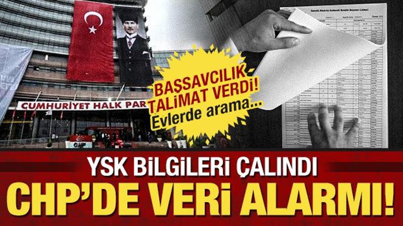 CHP'de veri alarmı: Se&ccedil;men bilgileri &ccedil;alındı, Başsavcılık talimat verdi!