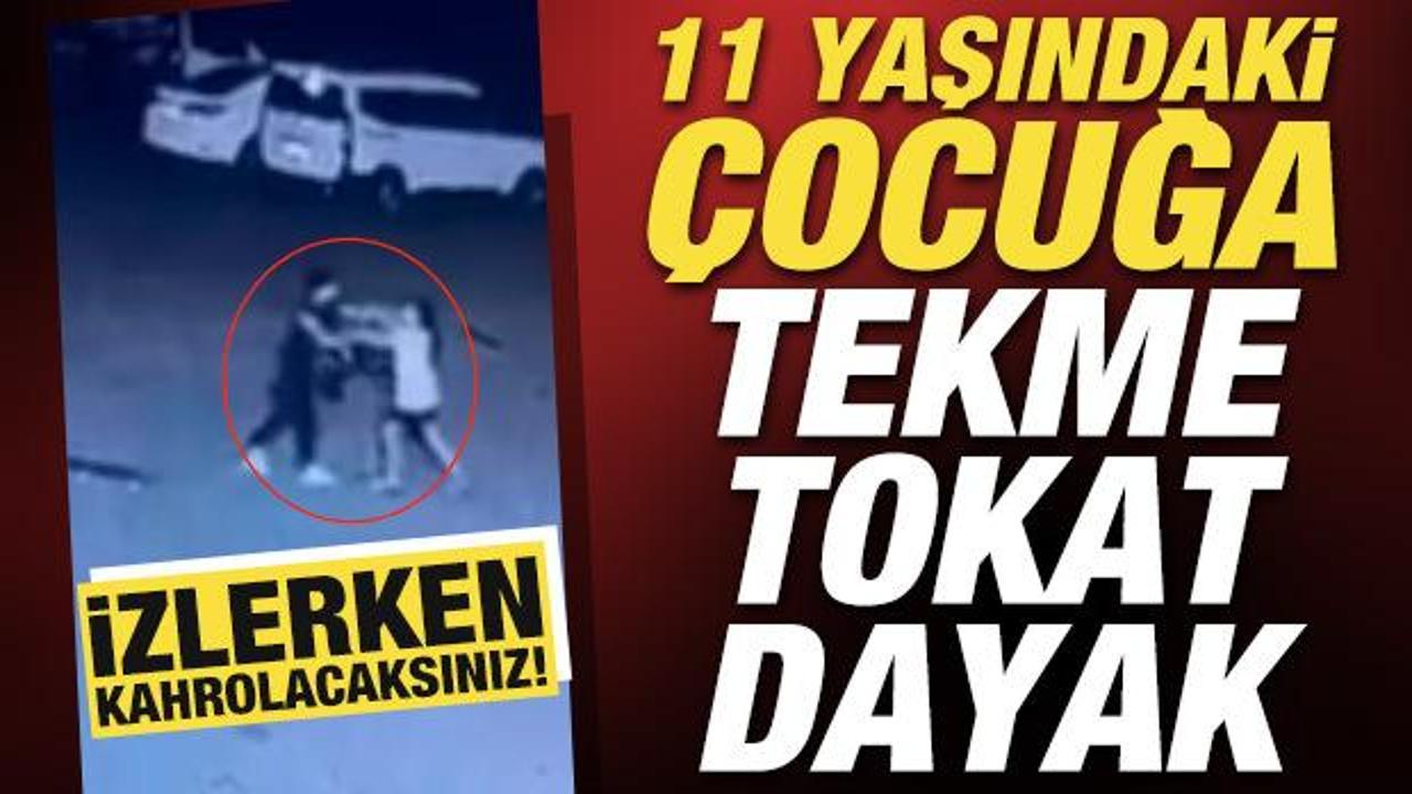 Diyarbakır'da site bah&ccedil;esinde oyun oynayan &ccedil;ocuğa tekme tokatlı darp