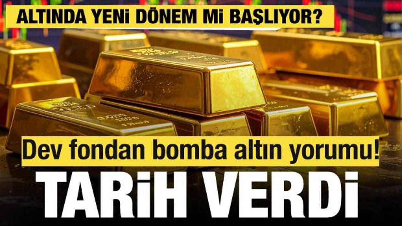 D&uuml;nyanın en b&uuml;y&uuml;k varlık y&ouml;neticisinden &ccedil;ok konuşulacak altın tavsiyesi! 