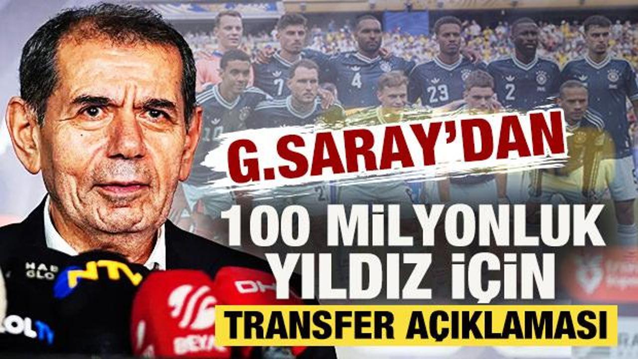 Galatasaray'dan 100 milyon euroluk yıldız i&ccedil;in yeni transfer a&ccedil;ıklaması