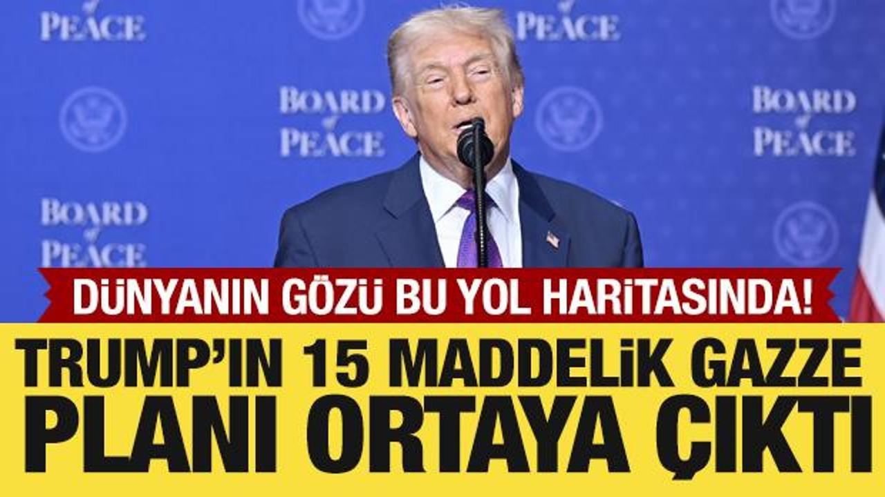 Gazze'de t&uuml;m dengeleri değiştirecek plan! Barış Kurulu yol haritasını a&ccedil;ıkladı