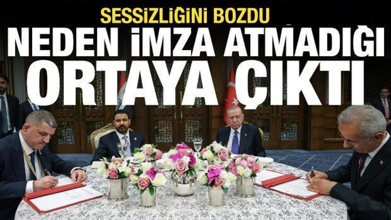 Iraklı Bakan'dan imza a&ccedil;ıklaması: Teknik kaynaklı aksaklık