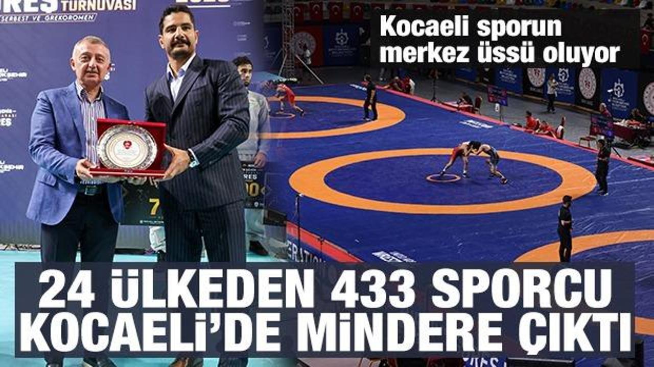 Kocaeli sporun merkez &uuml;ss&uuml; oluyor: 24 &uuml;lkeden 433 sporcu Kocaeli&rsquo;de mindere &ccedil;ıktı
