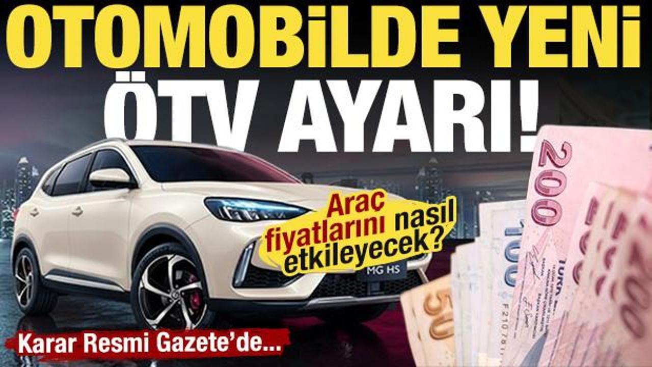 Otomobilde yeni &Ouml;TV ayarı! Karar Resmi Gazete'de! Ara&ccedil; fiyatları nasıl etkilenecek?