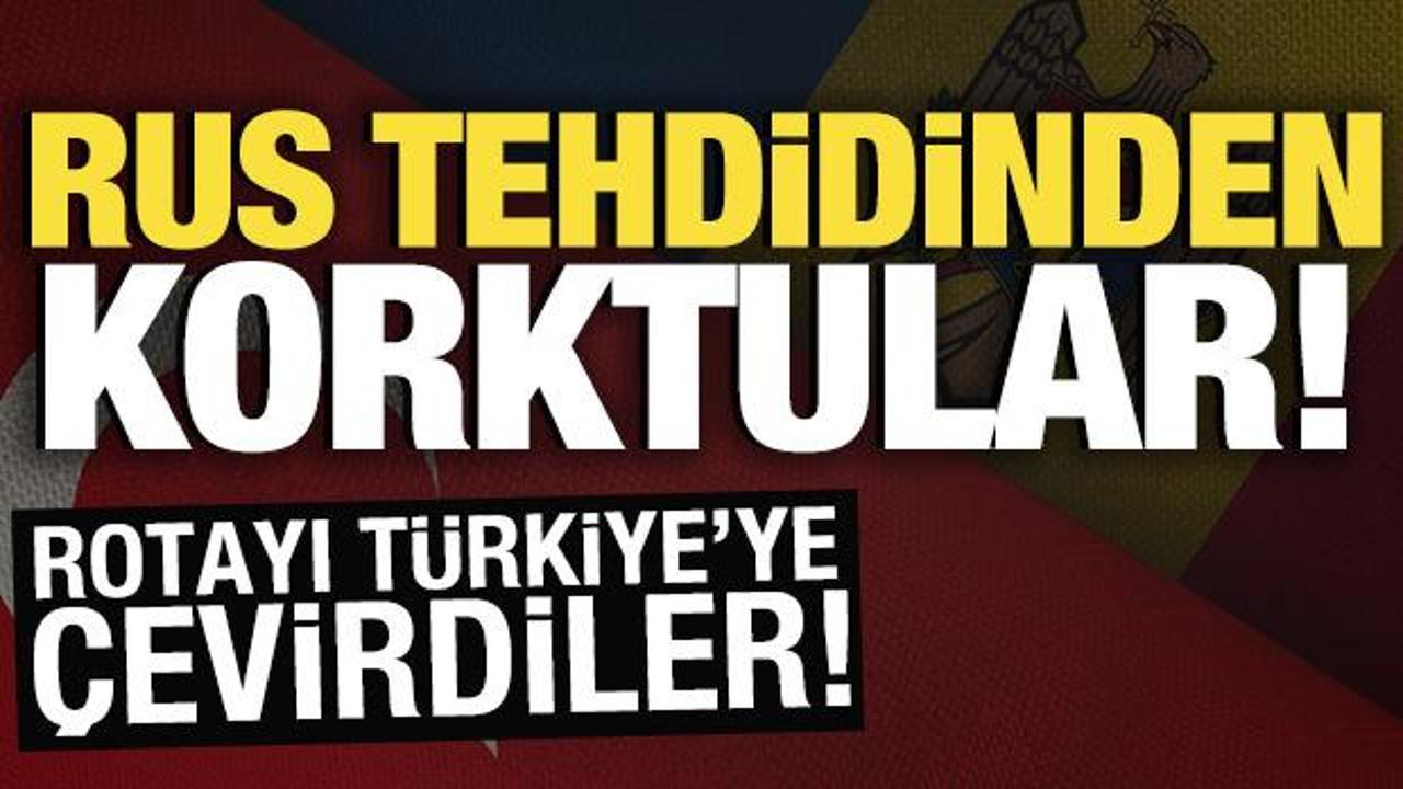 Rus tehdidinden korktular! Rotayı Türkiye’ye çevirdiler