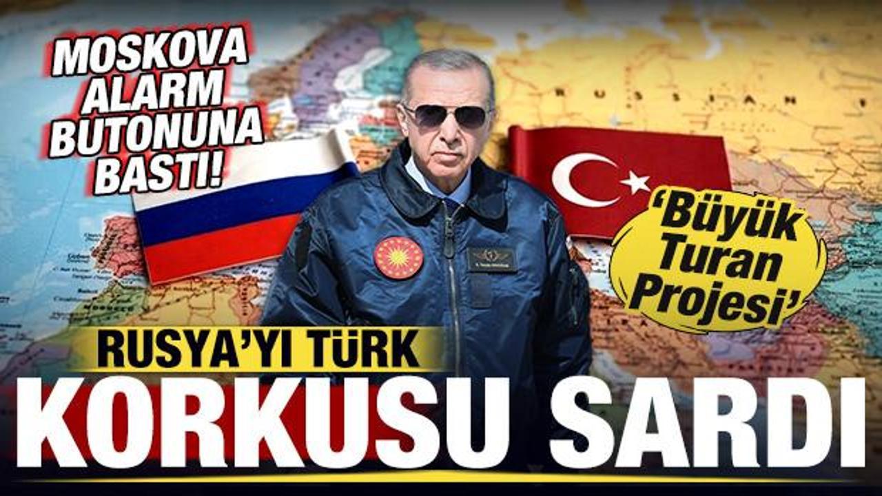 Rusya'yı T&uuml;rk korkusu sardı! Erdoğan Moskova'yı alarma ge&ccedil;irdi! T&uuml;rkiye g&ouml;z&uuml;n&uuml; oraya dikti