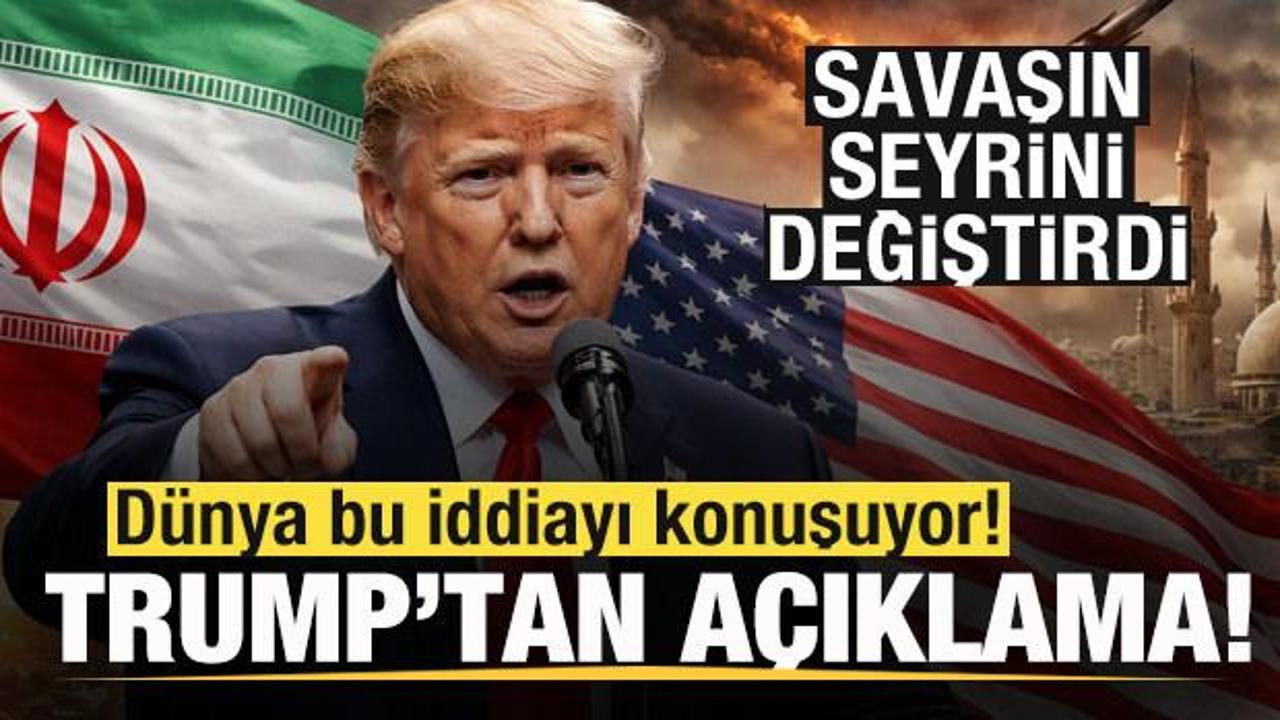 Savaşın seyrini değiştirmişti! ABD Başkanı Trump, d&uuml;nyanın konuştuğu iddiayı yalanladı! 