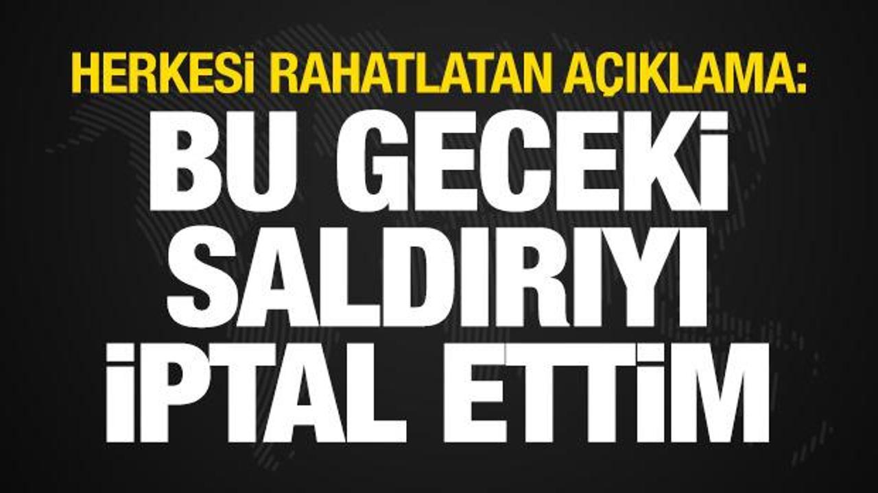 Trump, İran'a saldırıyı iptal etti: Anlaşma penceresi açıldı