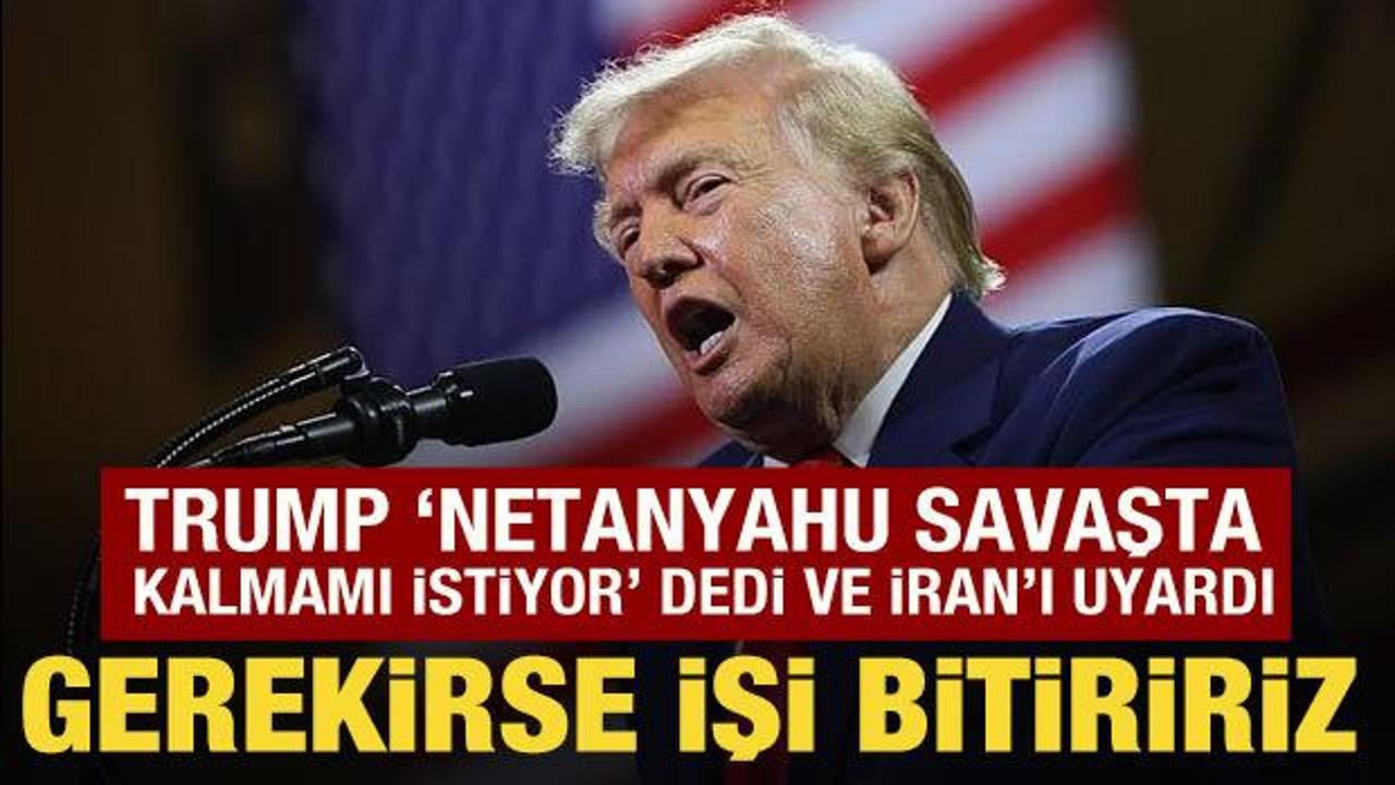 Trump'tan İran açıklaması