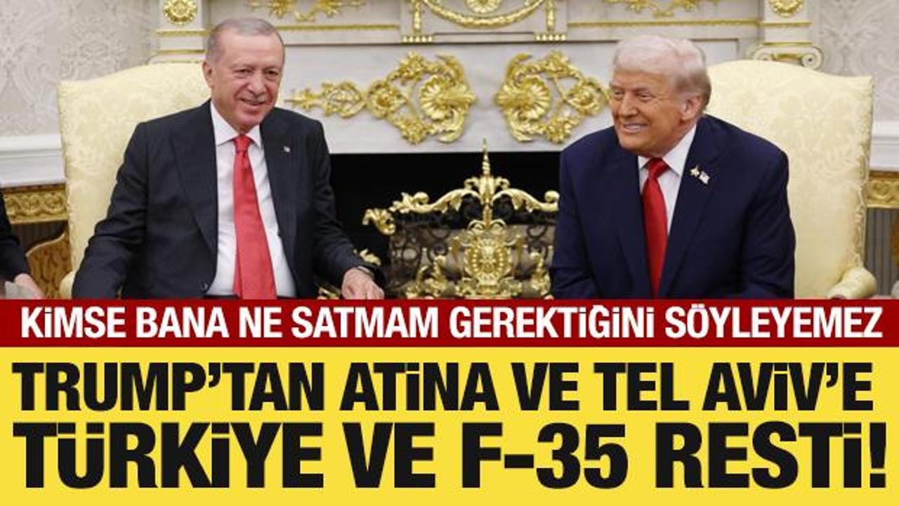 Trump'tan T&uuml;rkiye ve F-35 a&ccedil;ıklaması